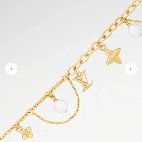 🔥 LOUIS VUITTON BLOOMING PEARLS BRACELET FULL INCLUSION PRESTINE SIZE 7” - Picture 10 of 12